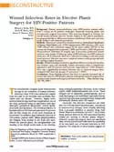 Article: Wound Infection Rates in Elective Plastic Surgery for HIV-Positive Patients